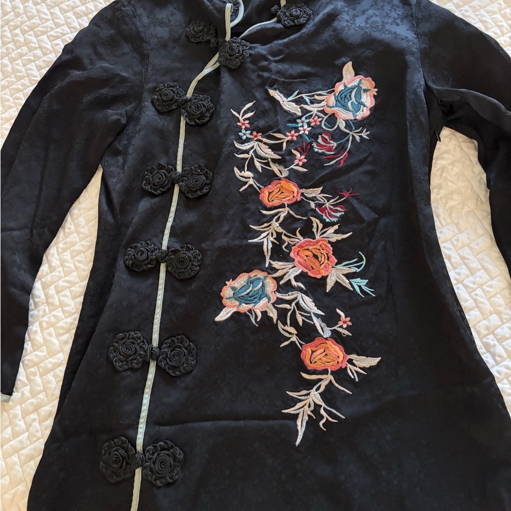Zara Asian Themed Mini Dress